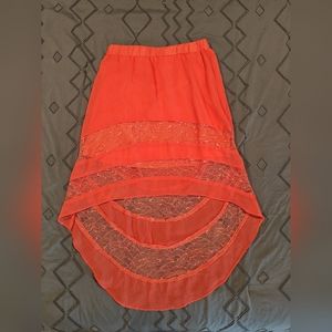 High low skirt